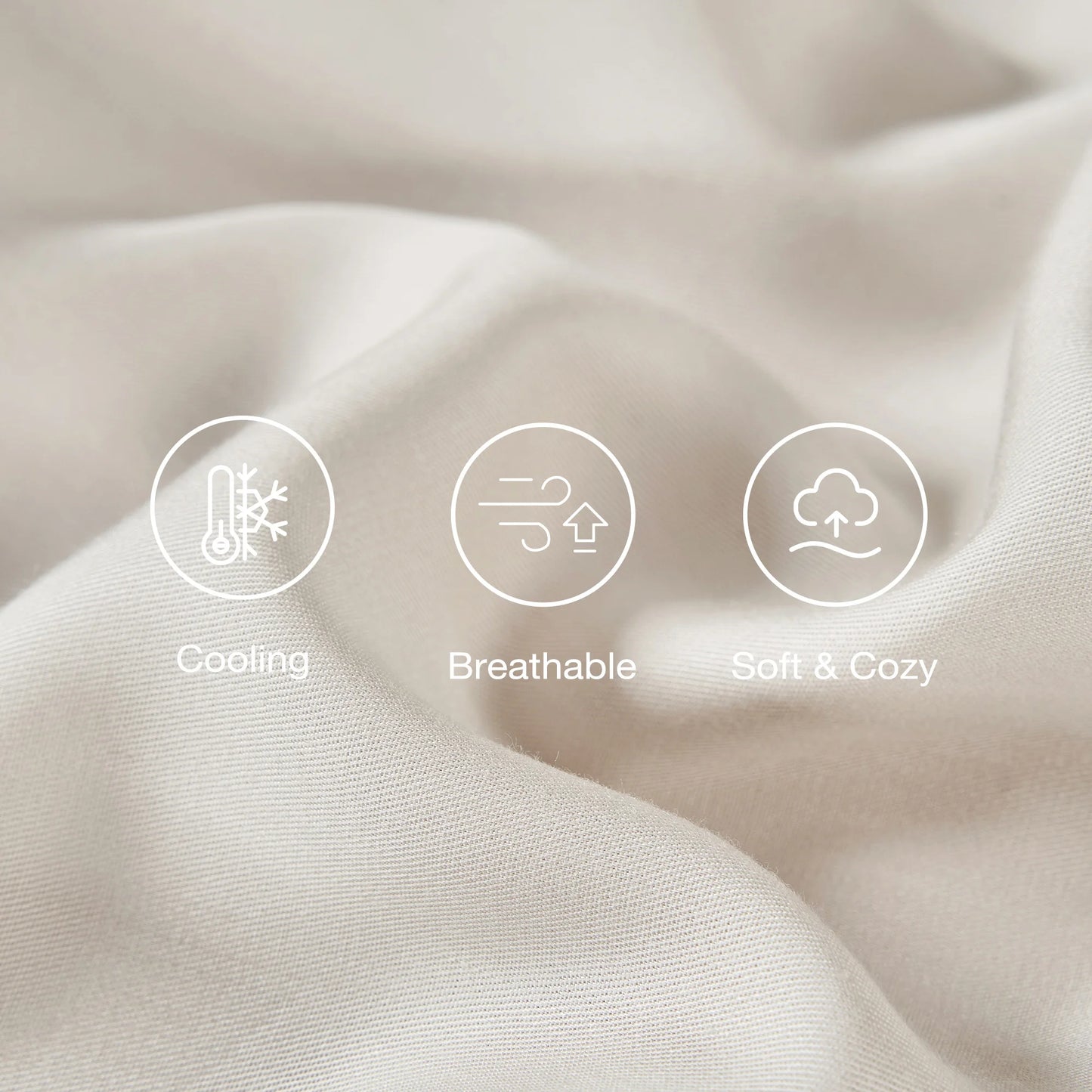 Bamboo Cooling Sheets – Soft, Breathable, Hypoallergenic | 4-Piece Set