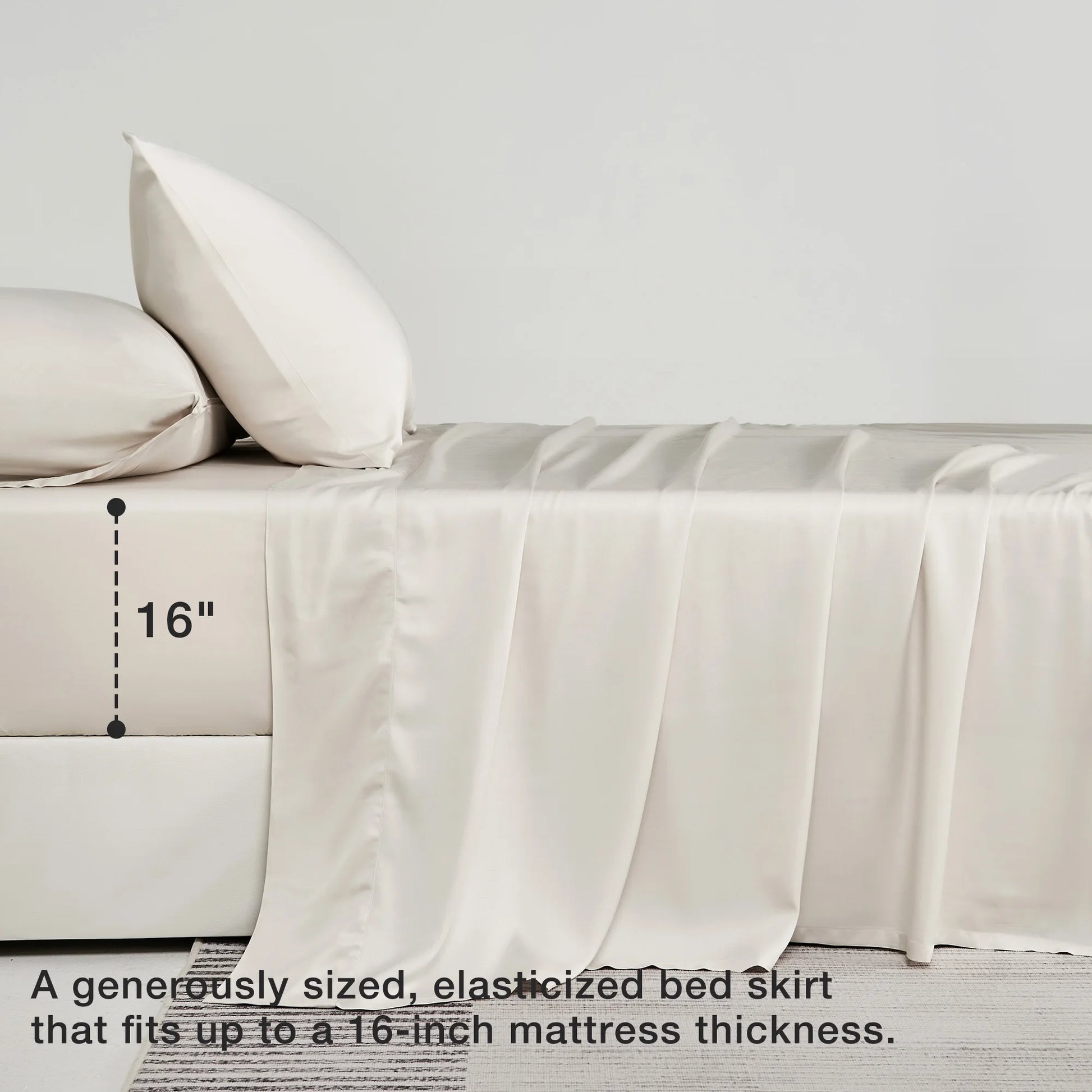 Bamboo Cooling Sheets – Soft, Breathable, Hypoallergenic | 4-Piece Set
